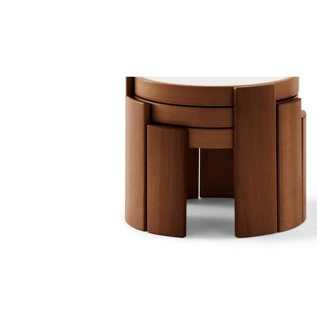 Not Yet Made - Made To Order 780/783 Tables by Gianfranco Frattini for Cassina, Set of 4 For Sale - Image 5 of 8