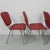 Red Vintage Dining Chairs, 1950s, Set of 5 For Sale - Image 8 of 18