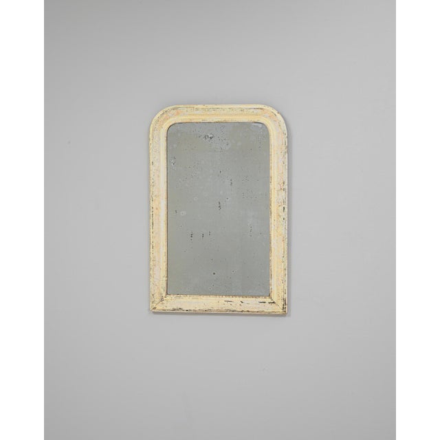 1880s French Wood Patinated Mirror For Sale - Image 10 of 18