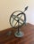French Country Late 20th Century Rustic Verdigris Iron Armillary Sphere – European Garden Accent For Sale - Image 3 of 9