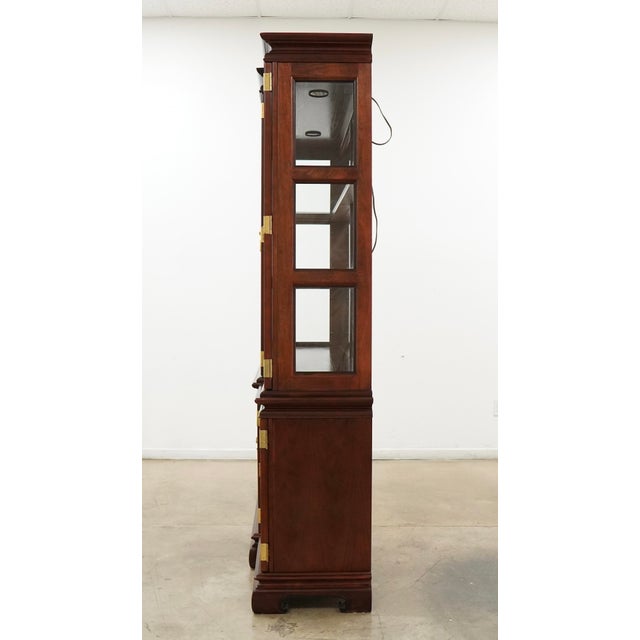 Wood Vintage Universal Furniture Ming-Style Display Cabinet, Attributed For Sale - Image 7 of 16