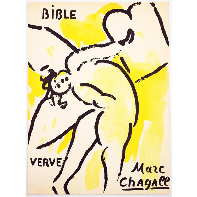 Marc Chagall, Bible Verve, 1956, Lithograph For Sale - Image 4 of 5