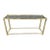 Brass & Glass Sofa Table For Sale