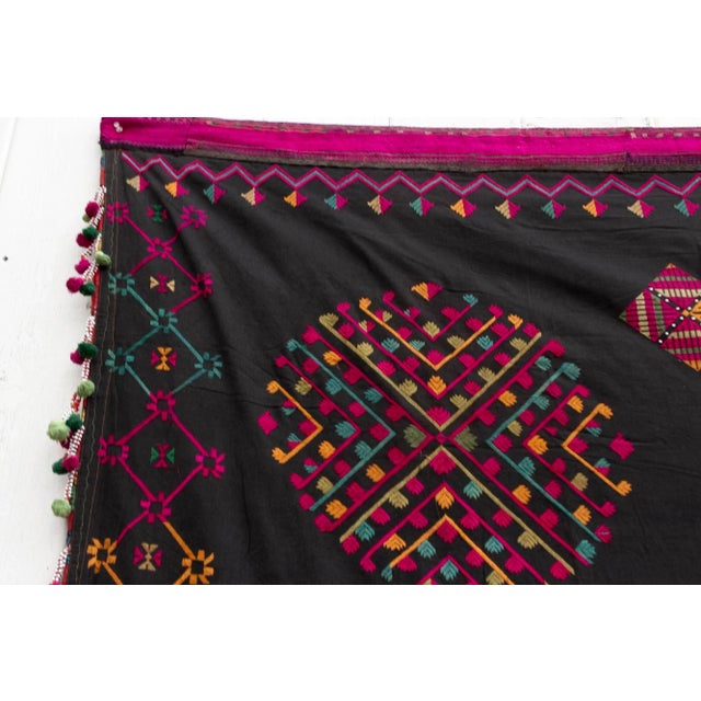 Rare Antique Kohistani Wedding Shawl For Sale - Image 4 of 12