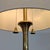 2000 - 2009 Mid-Century Modern Style Brass Floor Lamp With White Fabric Shade For Sale - Image 5 of 6
