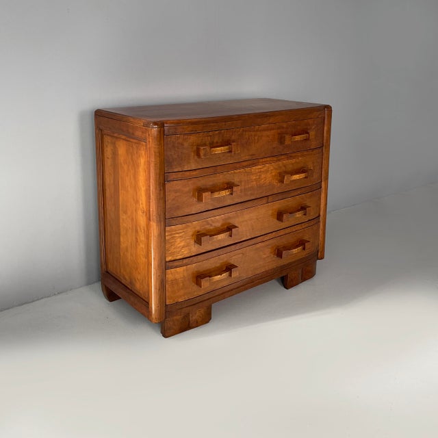 Italian Art Deco Chest of Drawers in Wood, 1930s For Sale - Image 18 of 18