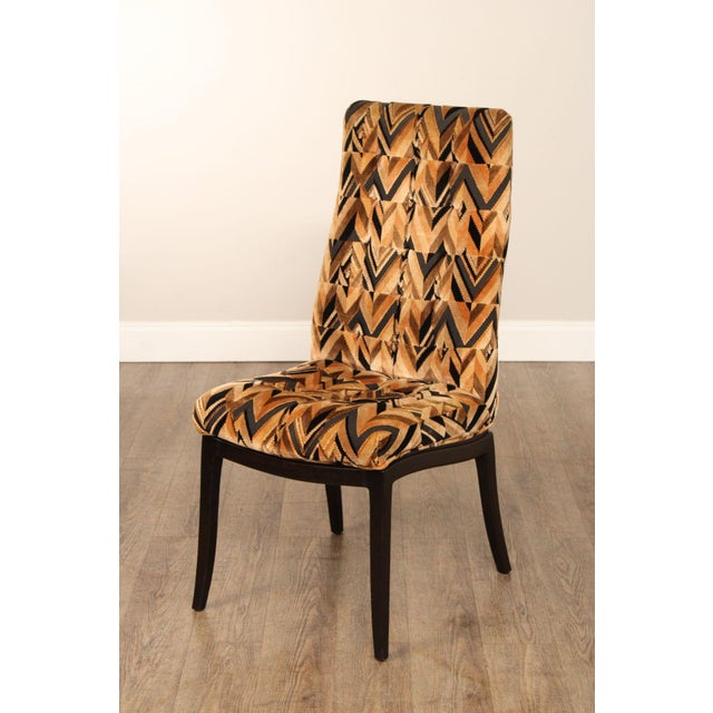 Custom Craft Set Of Six Upholstered Dining Chairs For Sale - Image 9 of 18