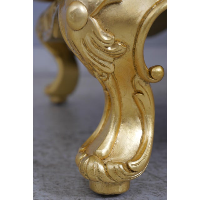 French Baroque Style Giltwood Sofa Settee For Sale - Image 12 of 18