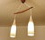 Wood Scandinavian Pendant Light in Teak and Glass, 1960s For Sale - Image 7 of 15