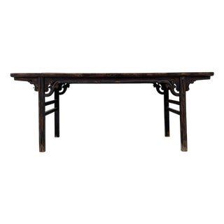 86" Long Antique Chinese Painting Table For Sale