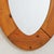Swedish Oval Pine Wall Mirror by Glas Mäster Markaryd, 1960s For Sale - Image 9 of 18