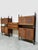 Italian Midcentury Design Modular Teak Webbing Wall Unit Cabinet Wandkast, 1970s For Sale - Image 4 of 10