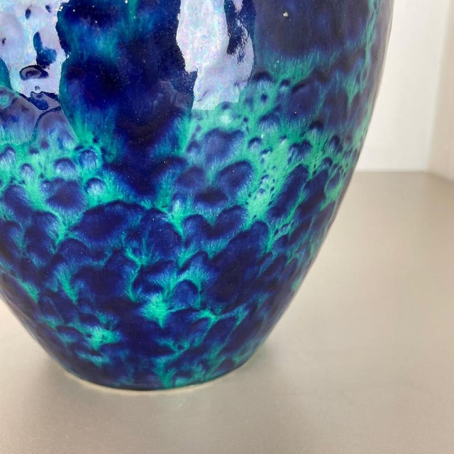 1970s Large Multi-Color Floor Vase from Scheurich, 1970s For Sale - Image 5 of 18