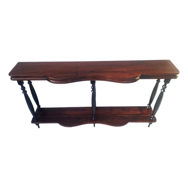 Antique Late 19th Century Console Table in Walnut, Western Europe For Sale