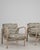 19th Century 19th Century France Antique White Wood Armchair For Sale - Image 5 of 11
