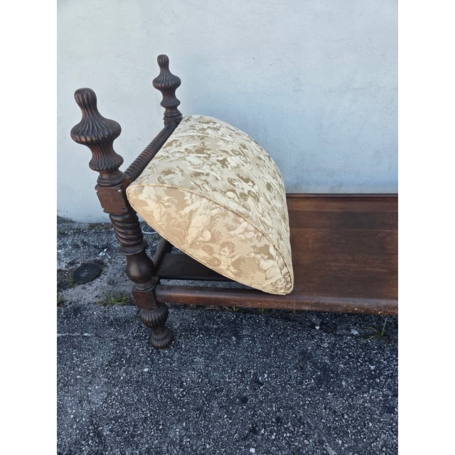 Late 19th C Anglo Indian Chaise Lounge Original Condition For Sale - Image 10 of 14