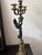 Traditional Mid 20th Century Pair of 24" Classical Revival Figural Candelabra W/ Gilt Accents For Sale - Image 3 of 8