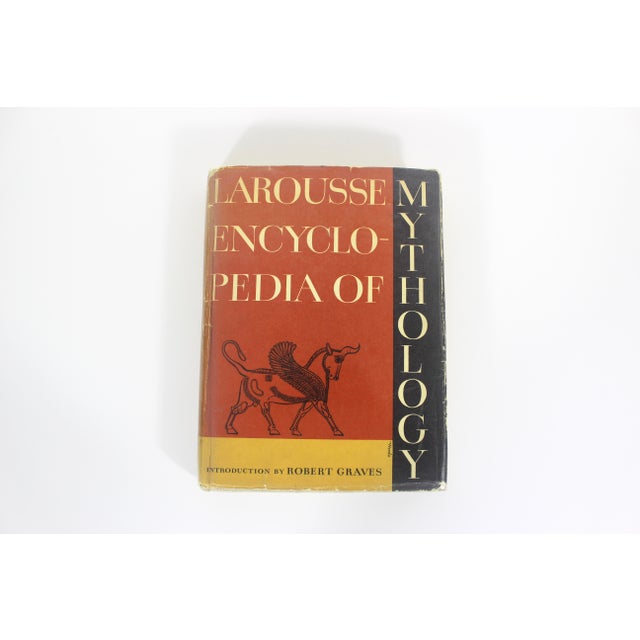 1960 Mythology Larousse Encyclopedia of Mythology Coarse Linen Hard Cover Coffee Table Book With Dust Jacket For Sale - Image 4 of 18