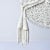 African Mid 20th Century Vintage African White Beaded Hat Nigeria For Sale - Image 3 of 13