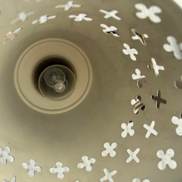5302 Pendant Lamp in Perforated Brass & Steel from Einar Bäckström, Sweden, 1950s For Sale - Image 11 of 13