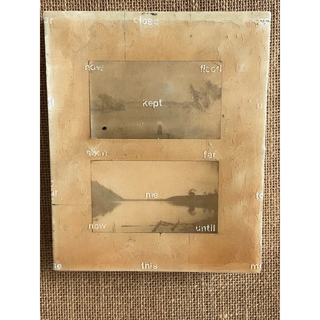 Rachel Denny Collage Painting Photographic Mixed Media Art Piece, 2003 For Sale - Image 10 of 18