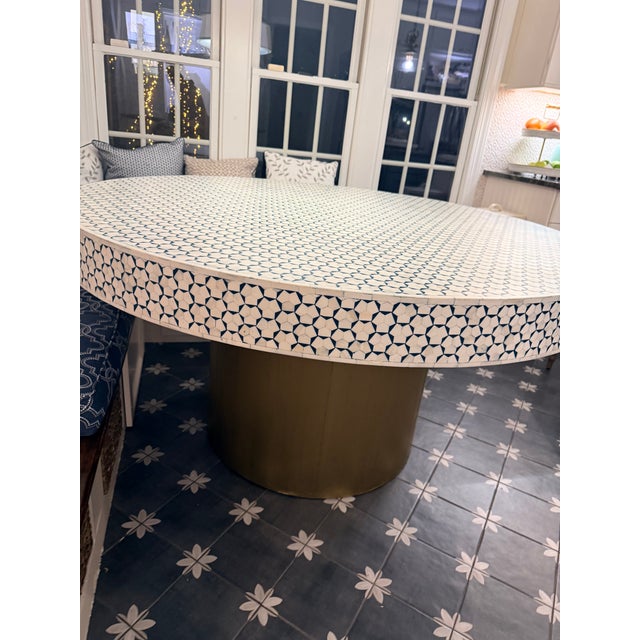 Anthropologie Targua Inlay Dining Table by Anthropologie For Sale - Image 4 of 5