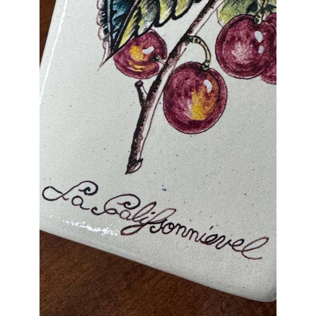 Vintage Italian Majolica Ceramic Bottle For Sale In San Francisco - Image 6 of 12