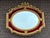 Metal 1970 French Louis XVI Gold Velvet Wood Wall Mirror For Sale - Image 7 of 13
