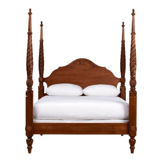 Ethan Allen British Classics Queen Plantation Montego Poster Bed For Sale