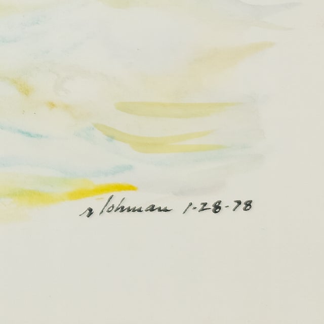 1970s Pink Reclining Nude - Robert Lohman, C. 1978 For Sale - Image 5 of 6