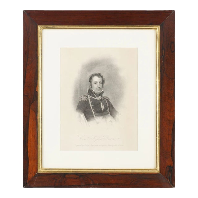 Engraving of Commodore Stephen Decatur by John Jarvis, 1825 For Sale