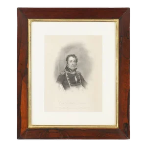 Engraving of Commodore Stephen Decatur by John Jarvis, 1825