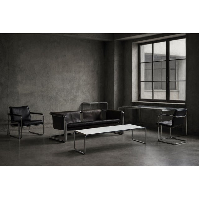 Silver Mid-Century Italian Modern Laccio Kiga Coffee Table by Marcel Breuer for Gavina, 1960s For Sale - Image 8 of 18
