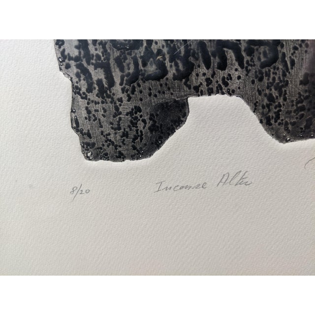 Rina Rotholz "Incense Altar" Signed Original Tuilegraph, 1966 | Limited Edition 8/20 | Artist Who Discovered the Tuilegraphy Process For Sale In New York - Image 6 of 18