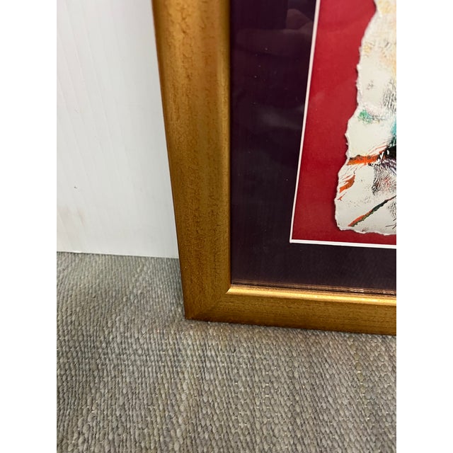 Red Selma Joyce Glass "Exotic Lady" Limited Edition Print Edition 74 of 1700, Signed For Sale - Image 8 of 12