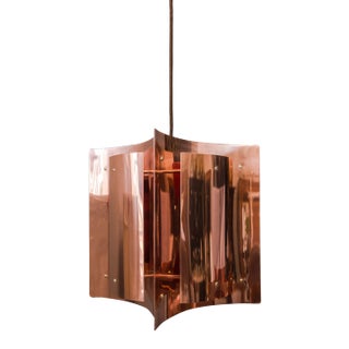 Danish Copper Pendant Lamp by Svend Aage Holm Sørensen, 1960s For Sale