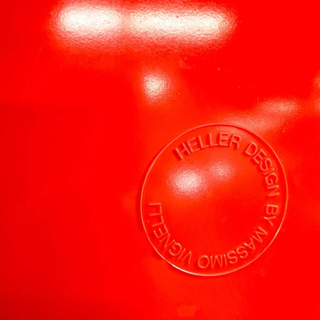 Massimo Vignelli 1964 MoMA Massimo & Lella Vignelli 11 Stackable Color Plates Heller Design For Sale - Image 4 of 11