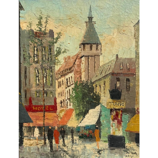 This artwork is an original vintage mid-century impressionist oil painting by the listed French artist Bernard Dufour...