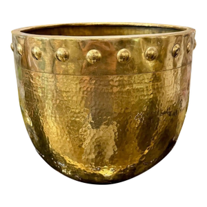 Vintage English Brass Jardinere