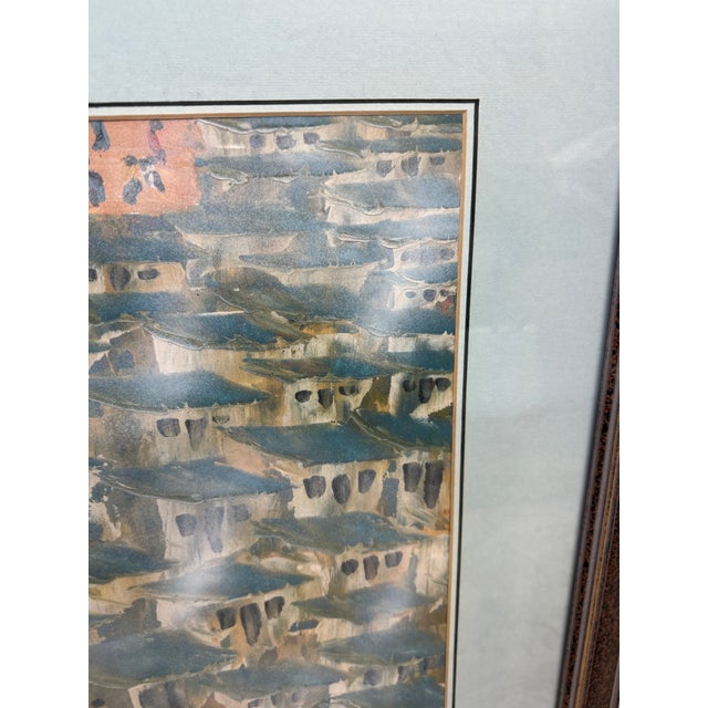 Patrick Bergsma Township Scene Signed Painting, Circa 1996 For Sale In San Francisco - Image 6 of 12
