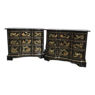 Chinoiserie Chests of Drawers, 1960, Set of 2 For Sale