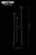 Large Brutalist Tripod Chandelier in Hammered Wrought Iron, Europe, 1960 For Sale - Image 9 of 11