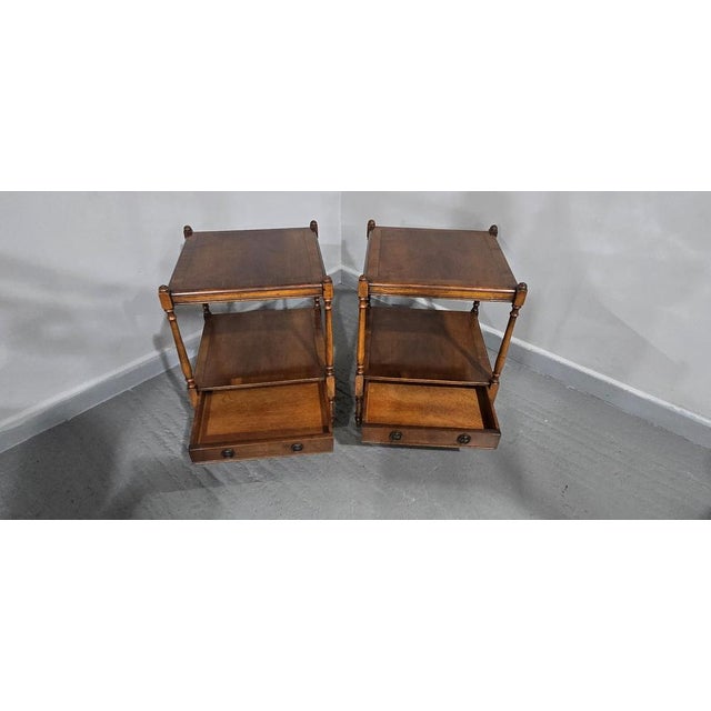 Regency Lamp Tables, 1920, Set of 2 For Sale - Image 9 of 11