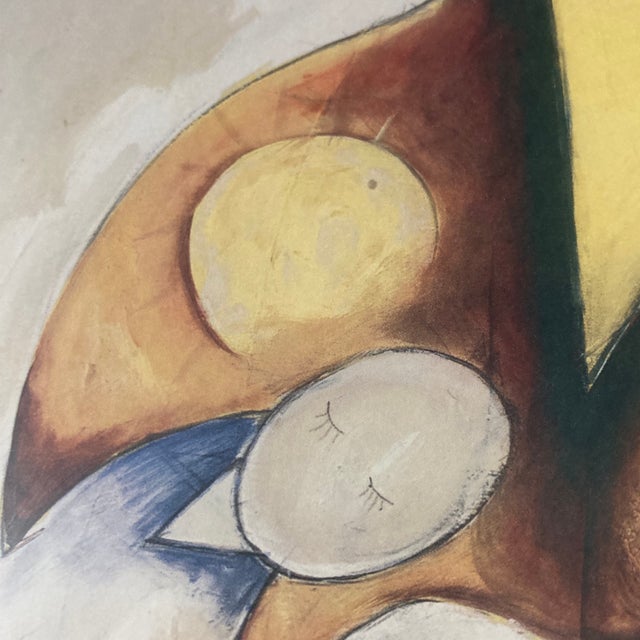 1997 Signed Alexandra Nechita Cubist Grammy Poster / Original Artist Remarques, Gallery Stamped For Sale - Image 11 of 12