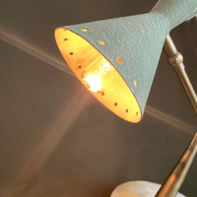 Italian Table Lamp with Marble Base from Lumi, 1950s For Sale - Image 11 of 18