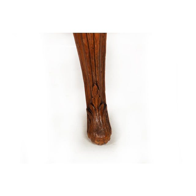 French Louis XV Period Carved Arm Chair Fauteuil, Circa Late 18th Century For Sale - Image 16 of 18