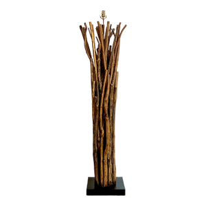 Vintage Palecek Natural Branch Floor Lamp