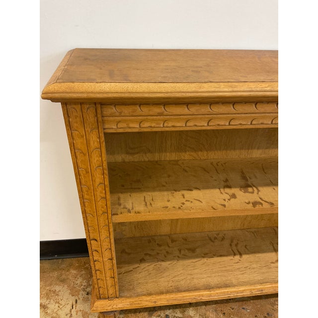 Vintage Scandinavian Oak Bookshelf For Sale - Image 11 of 15