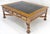 Wood Large Spanish Colonial Style Showcase Glass Top Coffee Table on X Base For Sale - Image 7 of 12