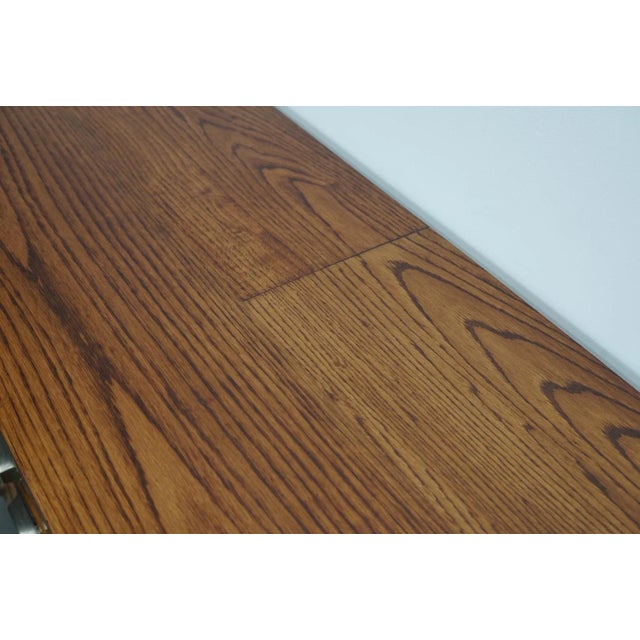 Mid-20th Century German Industrial Oak Apothecary Cabinet For Sale - Image 10 of 15